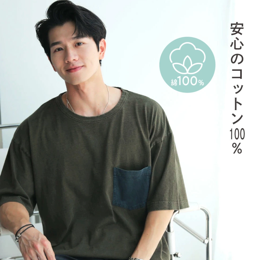 大きいサイズまでサイズ展開 ペアルック ビッグTシャツ ルームウェア ワンマイルウェア メンズ (M~5XL)