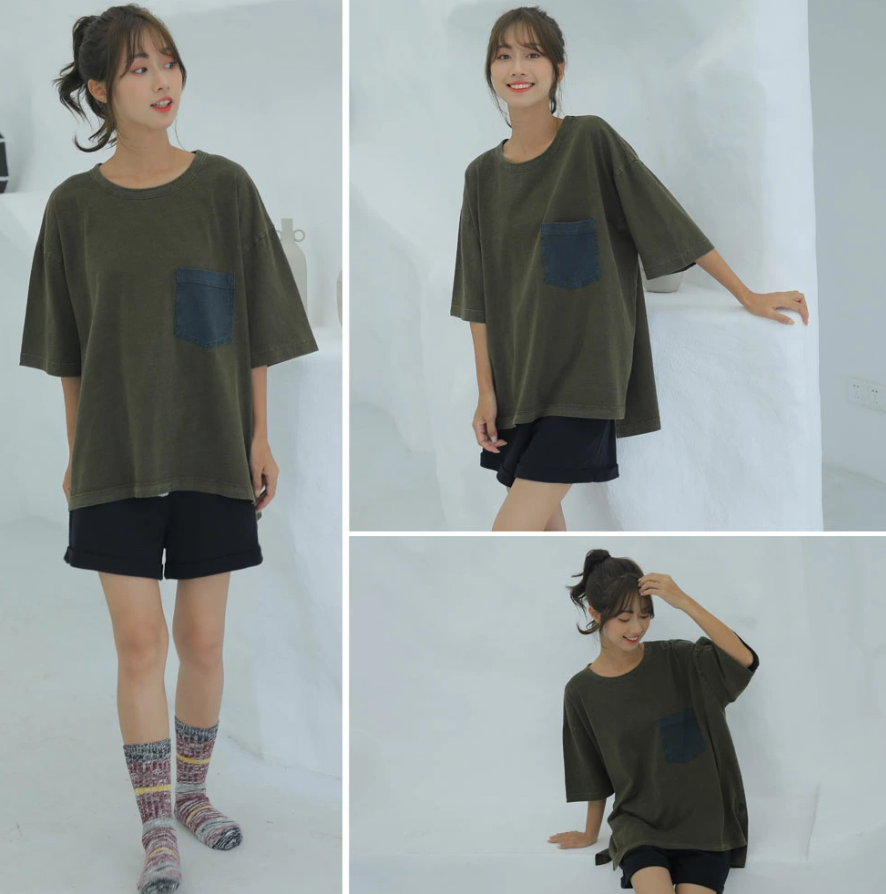 大きいサイズまでサイズ展開 ペアルック ビッグTシャツ ルームウェア ワンマイルウェア レデイース (M~5XL)