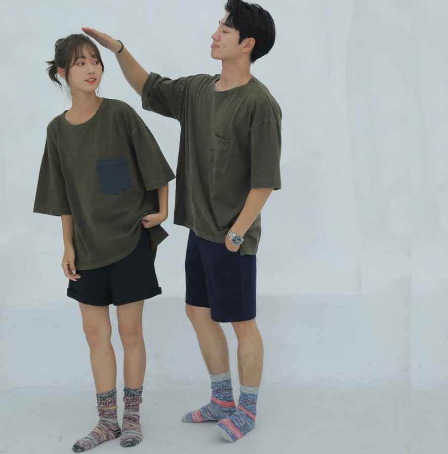 大きいサイズまでサイズ展開 ペアルック ビッグTシャツ ルームウェア ワンマイルウェア レデイース (M~5XL)