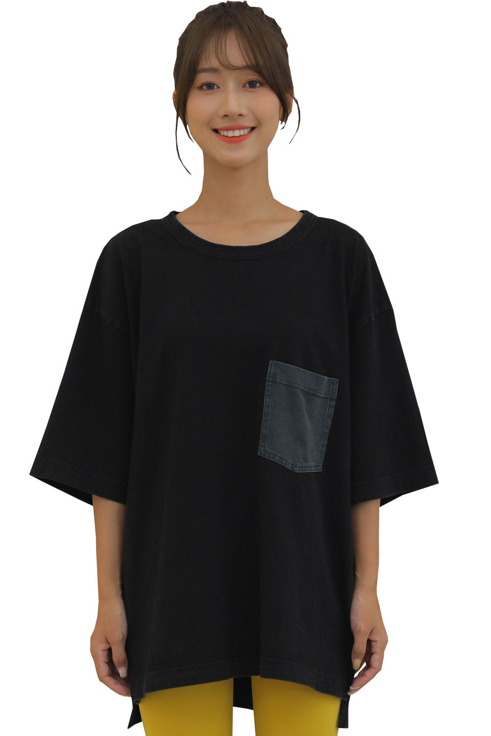 大きいサイズまでサイズ展開 ペアルック ビッグTシャツ ルームウェア ワンマイルウェア レデイース (M~5XL)