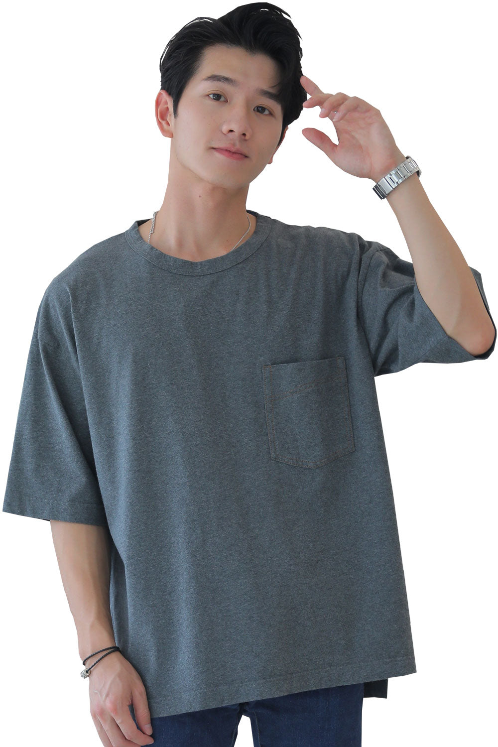 大きいサイズまでサイズ展開 ペアルック ビッグTシャツ ルームウェア ワンマイルウェア メンズ (M~5XL)
