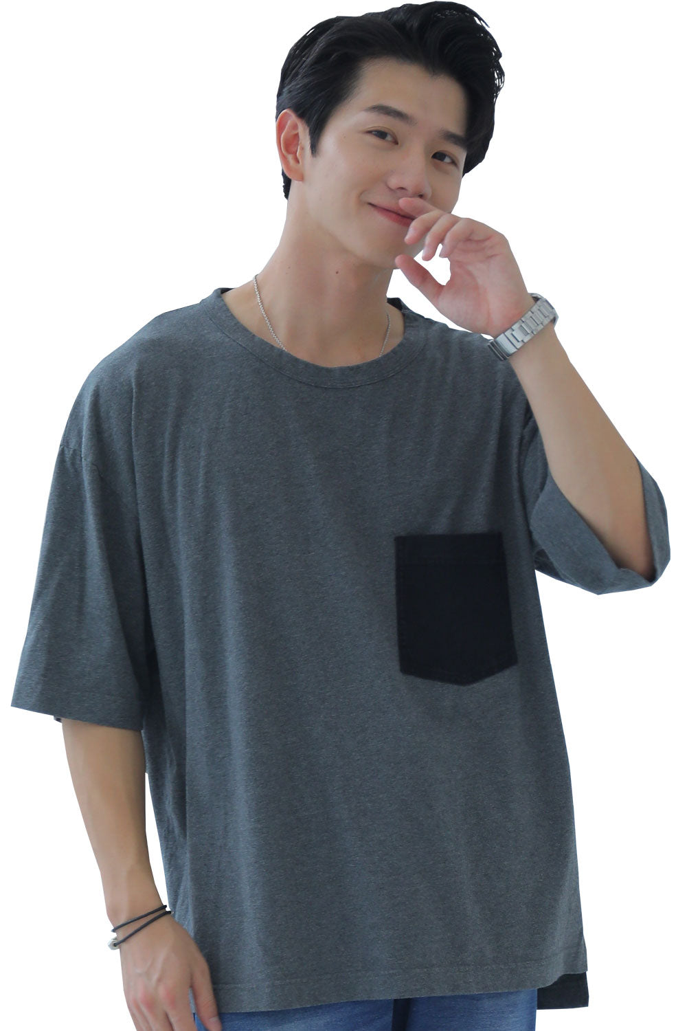 大きいサイズまでサイズ展開 ペアルック ビッグTシャツ ルームウェア ワンマイルウェア メンズ (M~5XL)