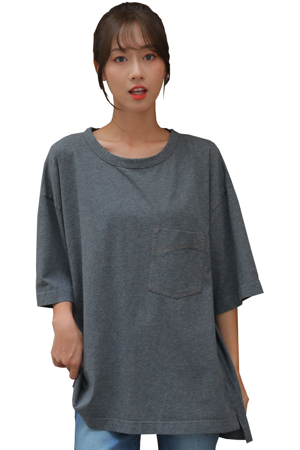 大きいサイズまでサイズ展開 ペアルック ビッグTシャツ ルームウェア ワンマイルウェア レデイース (M~5XL)