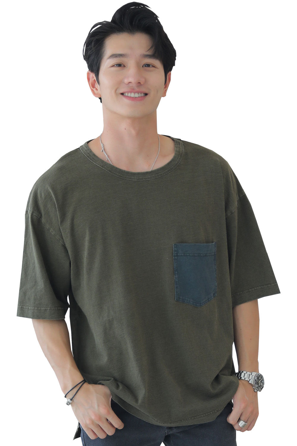 大きいサイズまでサイズ展開 ペアルック ビッグTシャツ ルームウェア ワンマイルウェア メンズ (M~5XL)