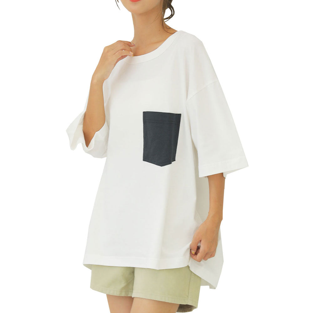 大きいサイズまでサイズ展開 ペアルック ビッグTシャツ ルームウェア ワンマイルウェア レデイース (M~5XL)