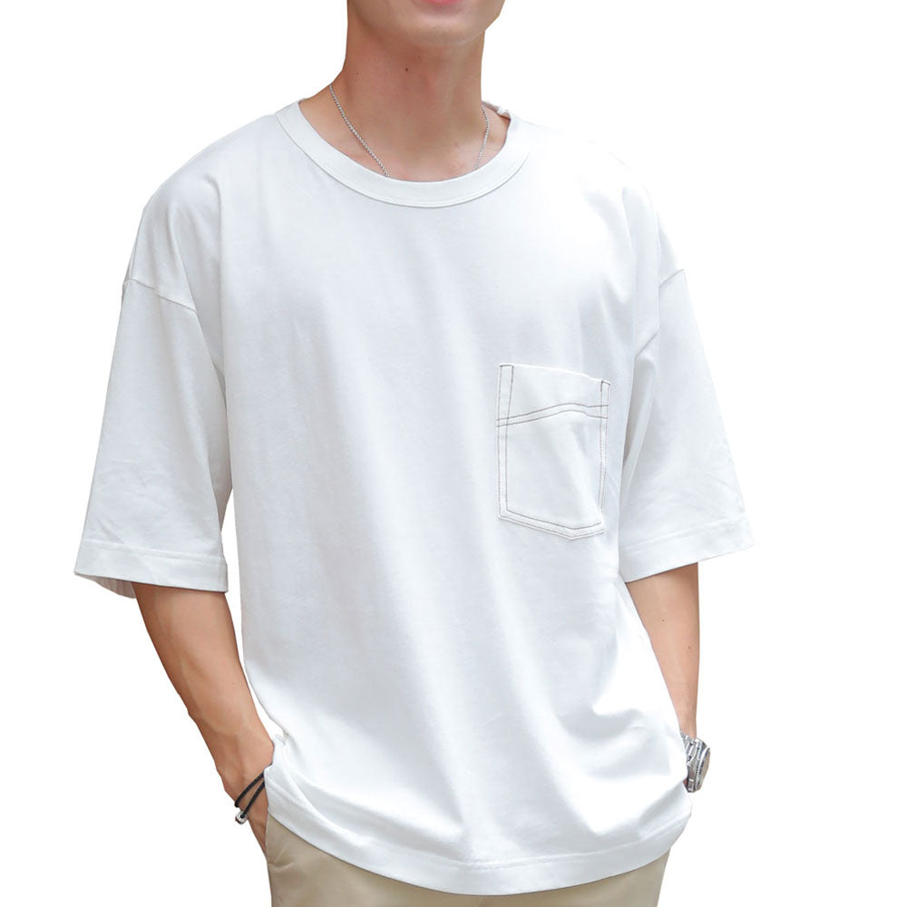 大きいサイズまでサイズ展開 ペアルック ビッグTシャツ ルームウェア ワンマイルウェア メンズ (M~5XL)