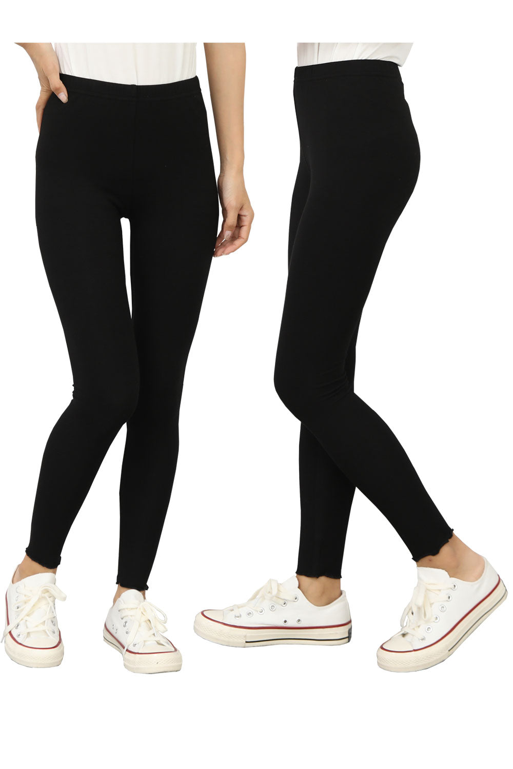 産後のママにぴったりの10分丈レギンス（裾タイプ：メロウ）