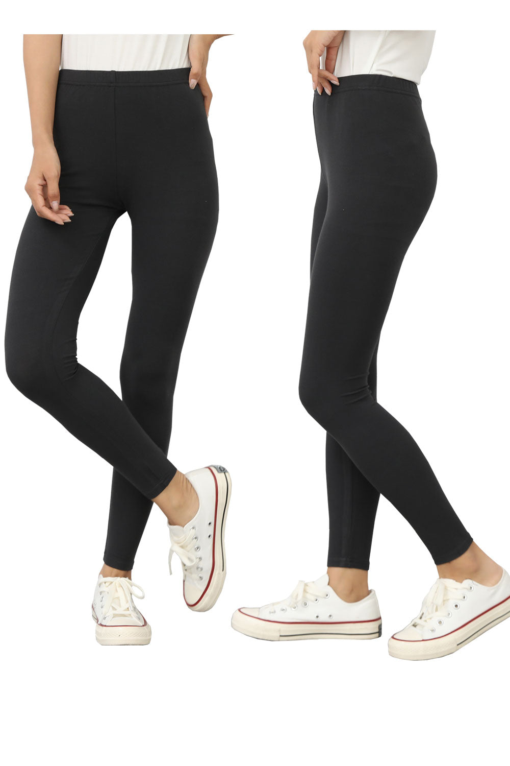 産後のママにぴったりの10分丈レギンス（裾タイプ：ノーマル）