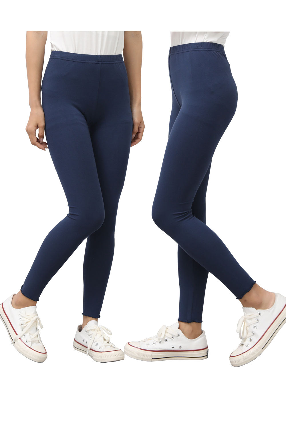 産後のママにぴったりの10分丈レギンス（裾タイプ：メロウ）