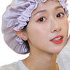 産後のママの味方、抜け毛防止シルクナイトキャップ（ロングヘア・ショートヘア・ミディアムヘア対応の2サイズ）