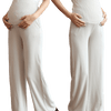 妊婦さんのためのマタニティワイドパンツ（生地は普通の厚さ　夏向き）