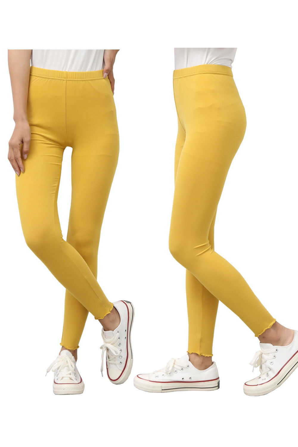 産後のママにぴったりの10分丈レギンス（裾タイプ：メロウ）